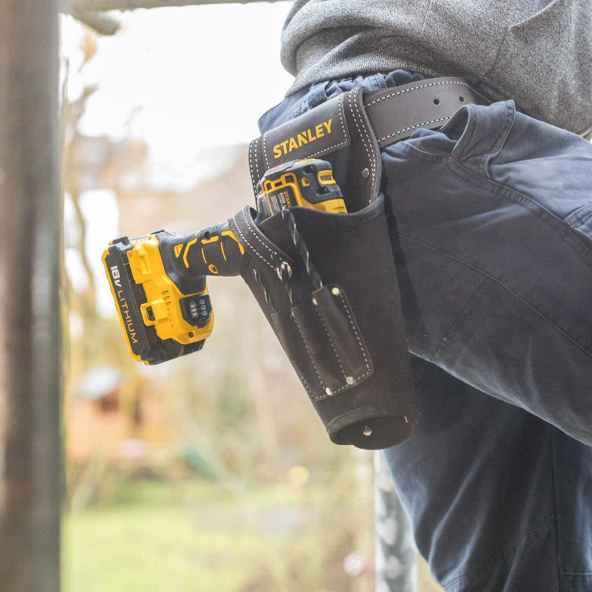 Stanley Leather Drill Holster